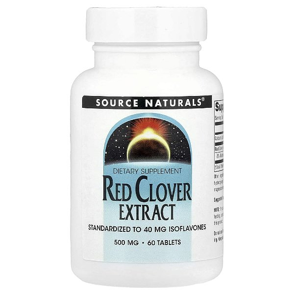 Extrato de Trevo Vermelho 60 Comprimidos - Source Naturals