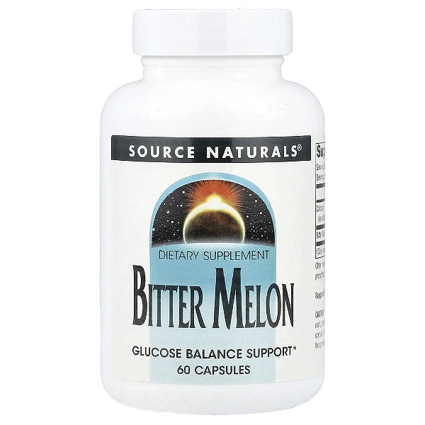 Melão Amargo 60 Cápsulas - Source Naturals
