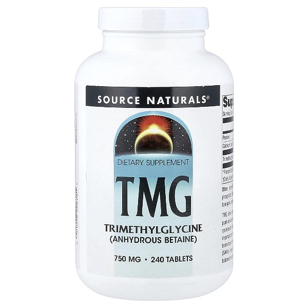TMG 750 mg 240 Comprimidos - Source Naturals