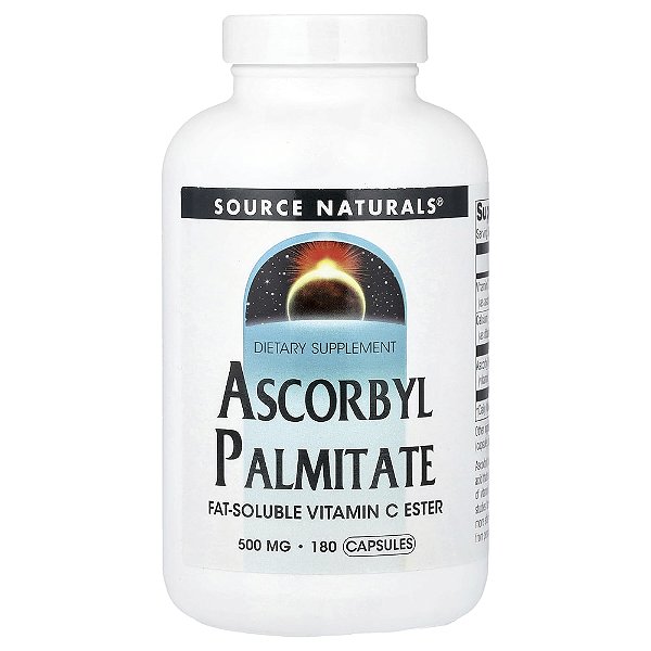 Palmitato de Ascorbila 180 Cápsulas - Source Naturals