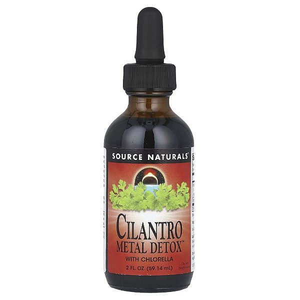 Cilantro Metal Detox com Coentro e Clorela 59 ml - Source Naturals