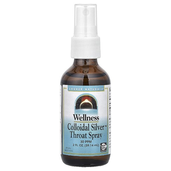 Spray para Garganta Wellness Prata Coloidal 59 ml - Source Naturals