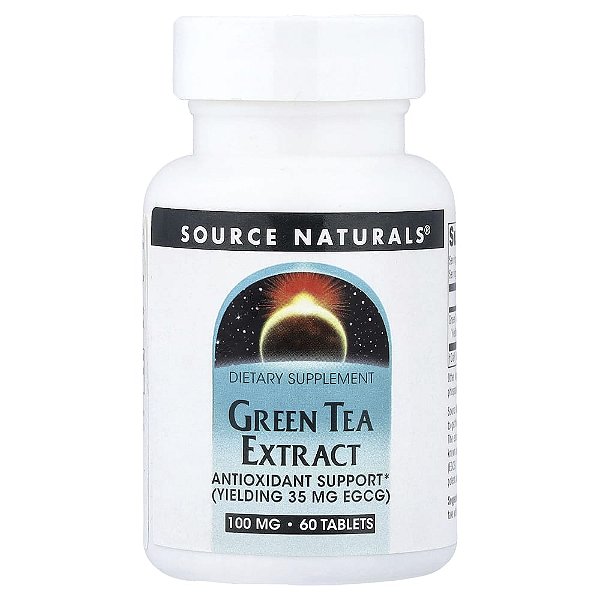Extrato de Chá Verde 60 Comprimidos - Source Naturals
