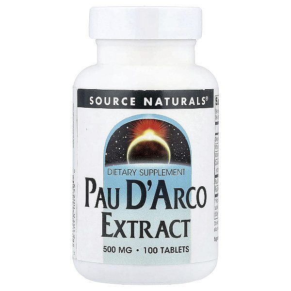 Extrato de Pau D'Arco 100 Comprimidos - Source Naturals