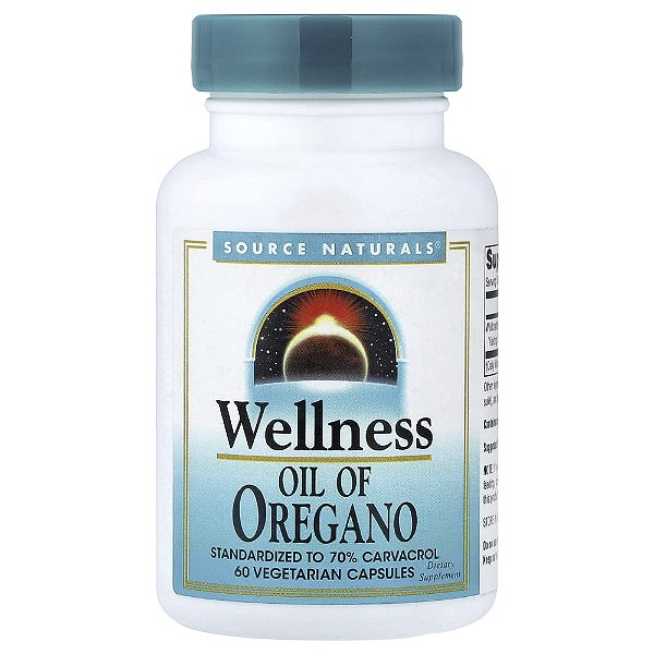 Wellness Óleo de Orégano 60 Cápsulas Vegetarianas - Source Naturals