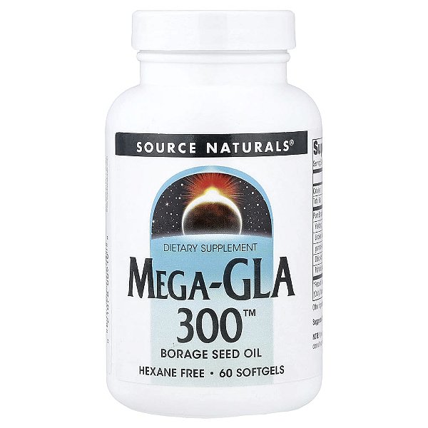 Mega-GLA 300 60 Softgels - Source Naturals