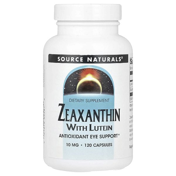 Zeaxantina com Luteína 10 mg 120 Cápsulas - Source Naturals