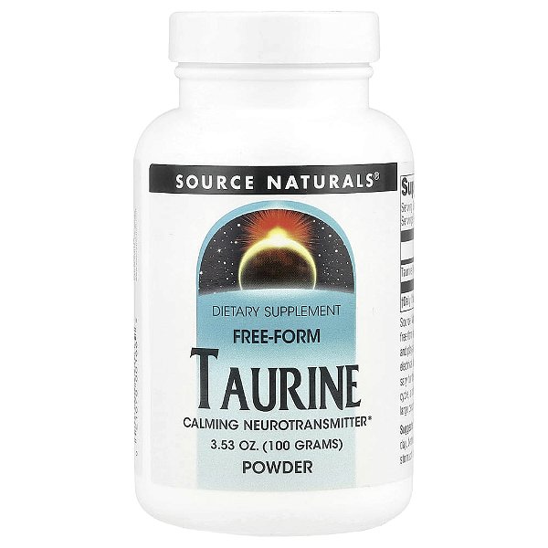Taurina 100 g em Pó - Source Naturals