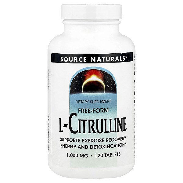 L-Citrulina 1.000 mg 120 Comprimidos - Source Naturals