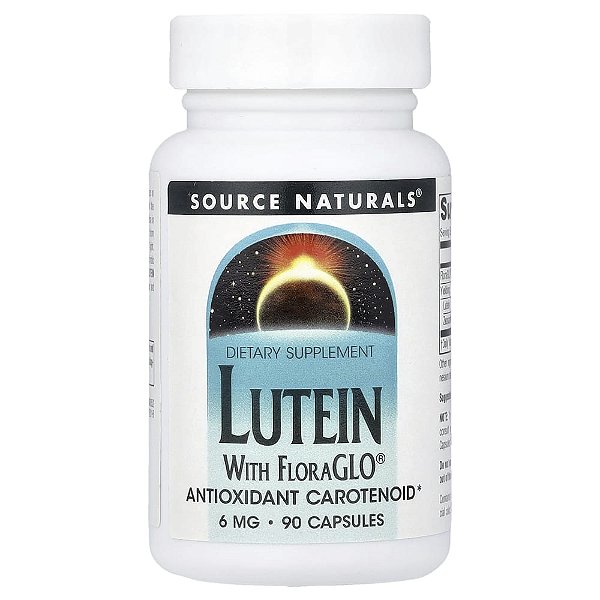 Luteína com FloraGLO 6 mg 90 Cápsulas - Source Naturals