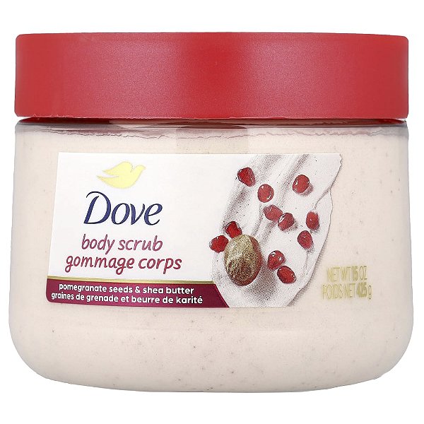 Esfoliante Corporal Sementes de Romã e Manteiga de Karité 425 g - Dove
