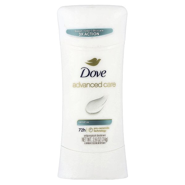 Desodorante Antitranspirante Advanced Care Sensitive 74 g - Dove