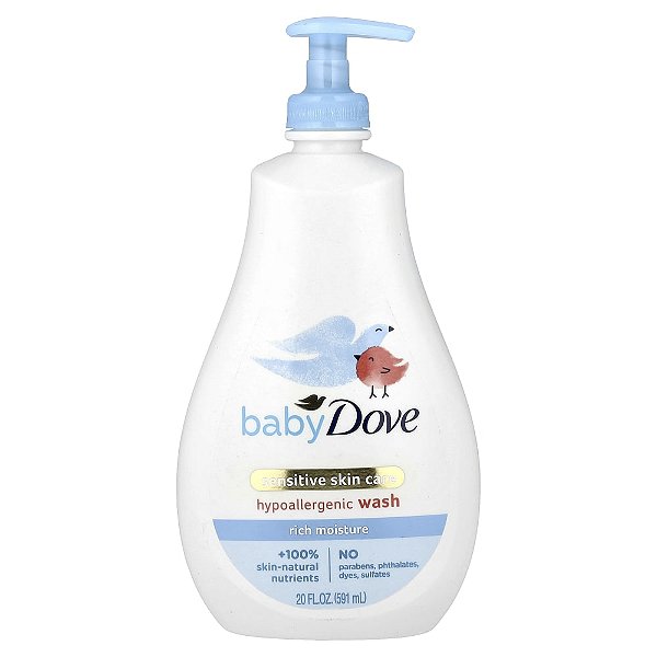 Sabonete Líquido Baby Dove Pele Sensível Hidratação Intensa 591 ml - Dove