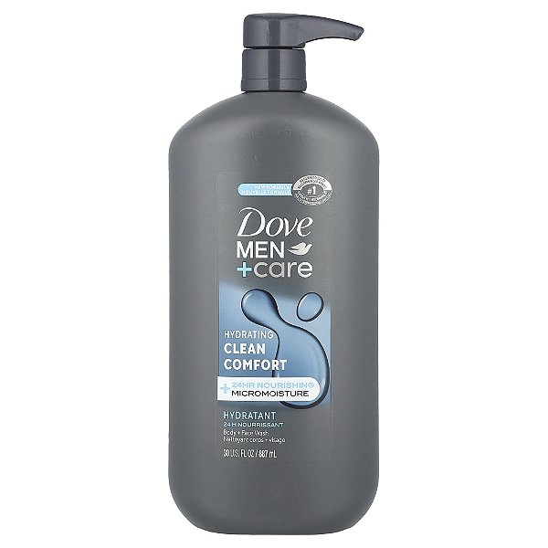 Sabonete Líquido Corporal Men+Care Clean Comfort 887 ml - Dove