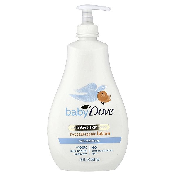 Loção Corporal Baby Dove Pele Sensível Hipoalergênica 591 ml - Dove