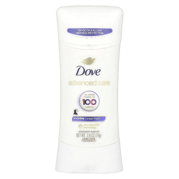 Desodorante Antitranspirante Advanced Care Invisible Sheer Fresh 74 g - Dove