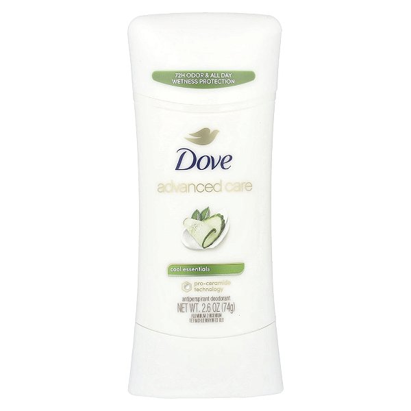 Desodorante Antitranspirante Advanced Care Cool Essentials 74 g - Dove