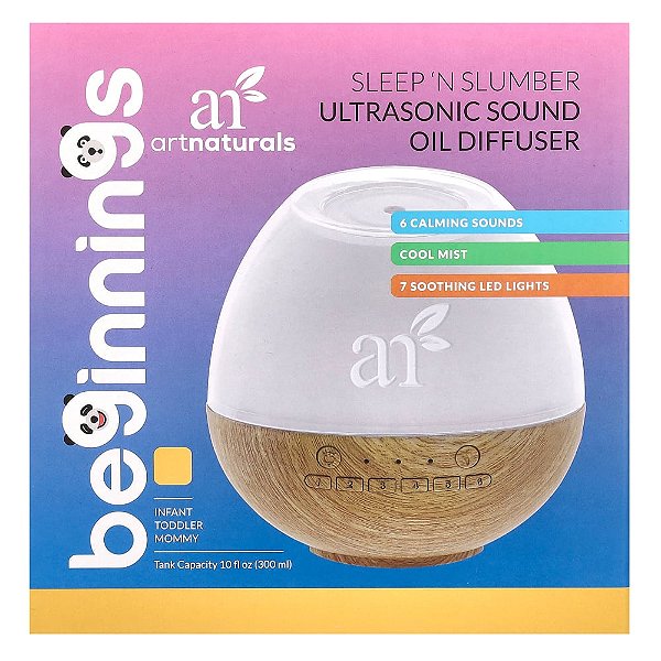 Difusor de Óleo Essencial Ultrassônico Sound 'N Slumber 1 Unidade - Artnaturals
