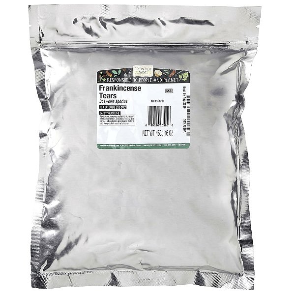 Incenso Natural Lágrimas de Frankincense Resina 453 g - Frontier Co-op