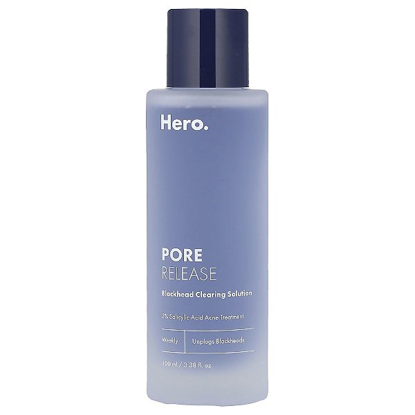 Solução Esfoliante Tônica Pore Release Blackhead Clearing 100 ml - Hero Cosmetics