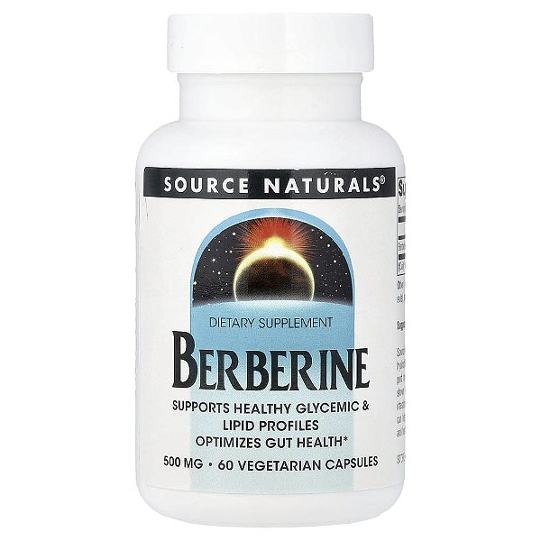Berberina 500 mg 60 Cápsulas Veganas - Source Naturals
