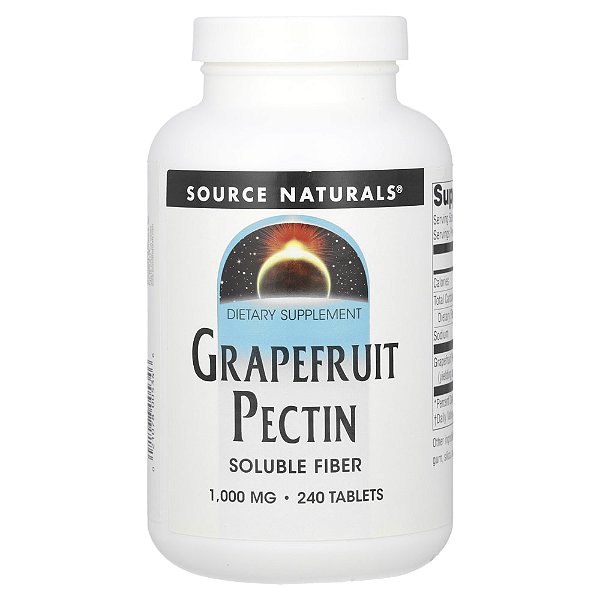 Pectina de Toranja 333 mg 240 Comprimidos - Source Naturals