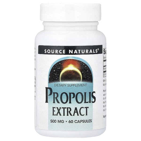 Extrato de Própolis 500 mg 60 Cápsulas - Source Naturals