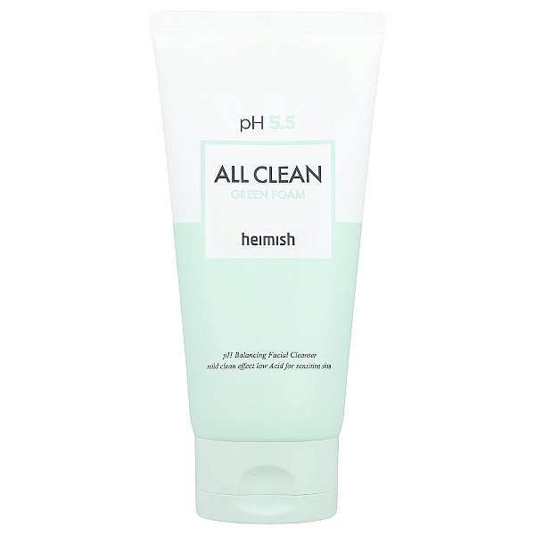 Espuma de Limpeza Facial Suave All Clean Green Foam 150 g - Heimish
