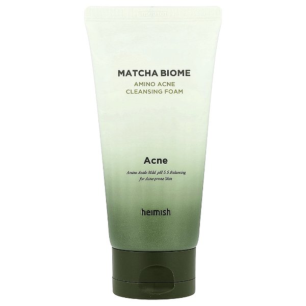 Espuma de Limpeza Facial com Aminoácidos Matcha Biome 150 g - Heimish