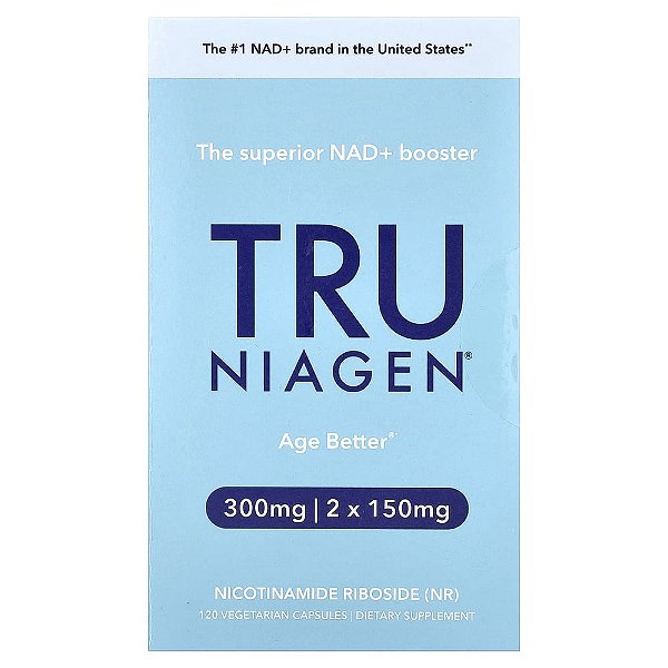 Nicotinamida Ribosídeo Age Better 150 mg 120 Cápsulas Veganas - True Niagen