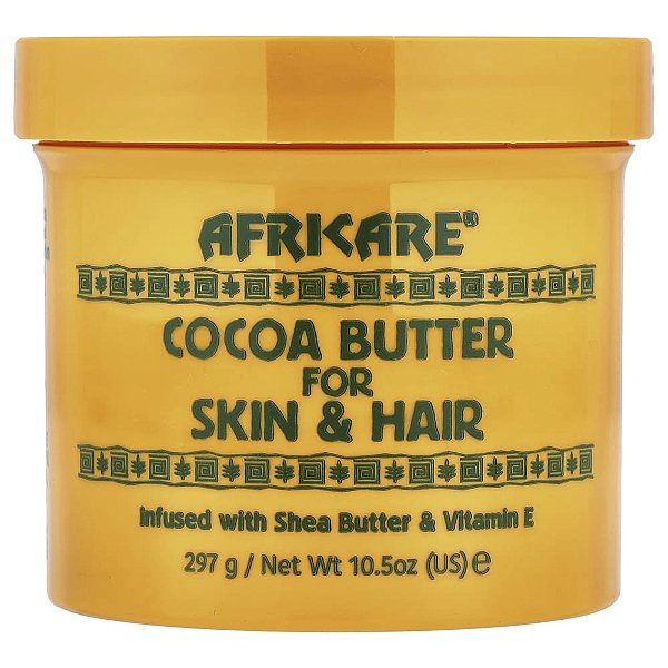 Manteiga de Cacau Africare para Pele e Cabelos 297 g - Cococare