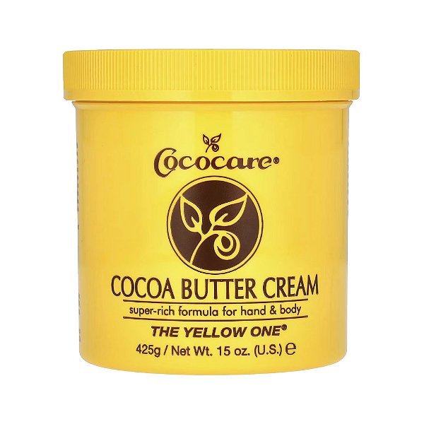 Creme de Manteiga de Cacau The Yellow One 425 g - Cococare
