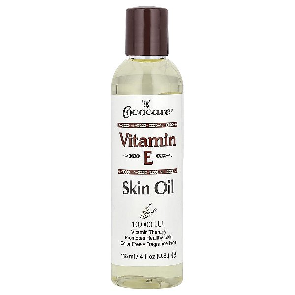 Óleo para Pele com Vitamina E Sem Perfume 10000 UI 118 ml - Cococare