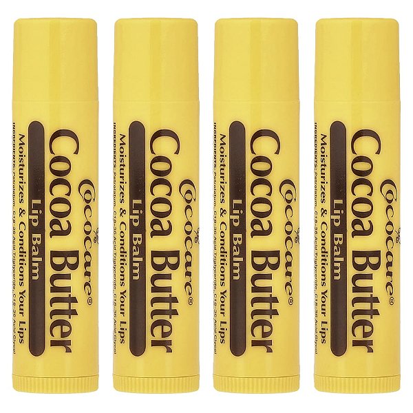 Balm Labial de Manteiga de Cacau 4 Unidades de 4 g - Cococare