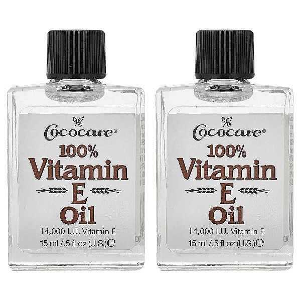 Óleo de Vitamina E 100% Puro 2 Unidades de 15 ml - Cococare