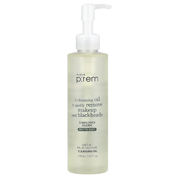 Óleo de Limpeza Facial Safe Me Relief Moisture 210 ml - make p:rem