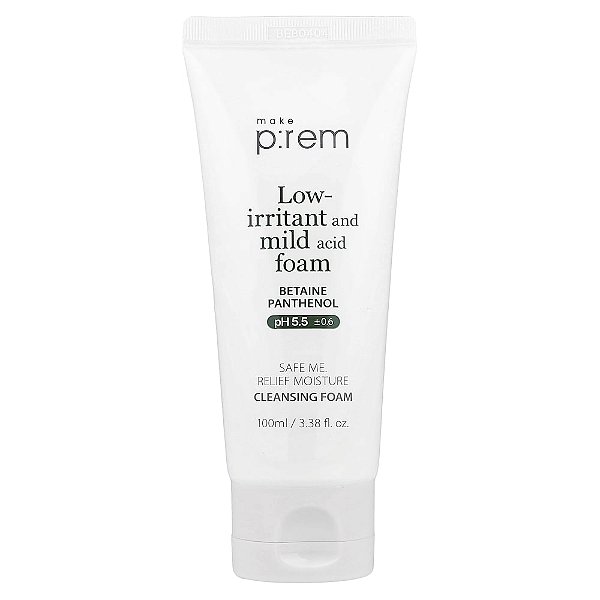 Espuma de Limpeza Facial Suave Safe Me Relief 100 ml - make p:rem
