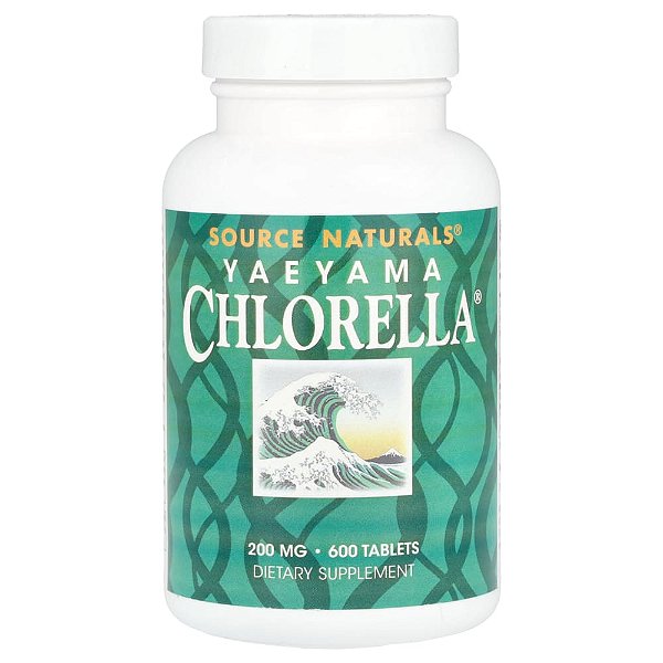 Clorela Yaeyama Chlorella 600 Comprimidos - Source Naturals