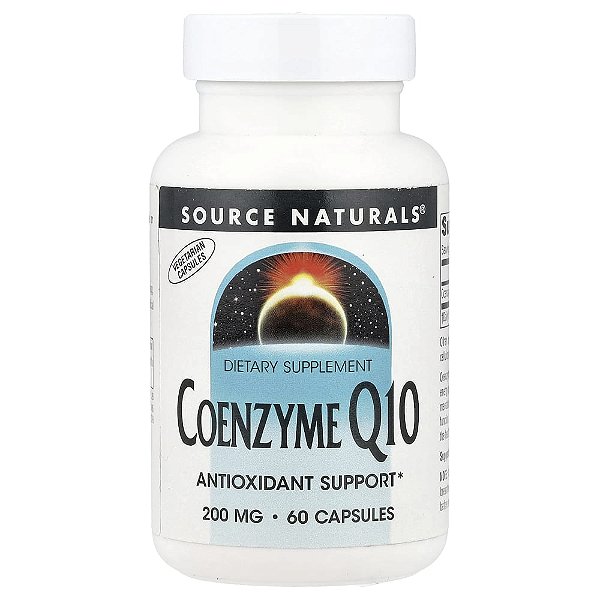 Coenzima Q10 CoQ10 200 mg 60 Cápsulas - Source Naturals