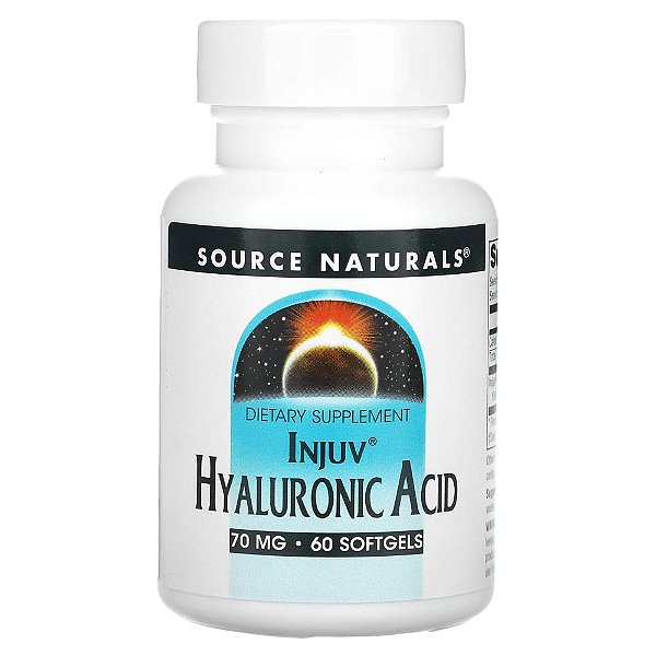 Ácido Hialurônico Injuv 60 Softgels - Source Naturals
