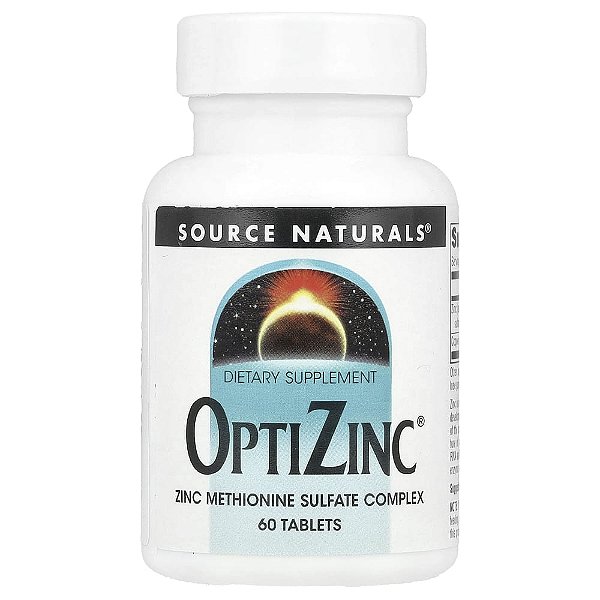 Zinco OptiZinc 60 Comprimidos - Source Naturals