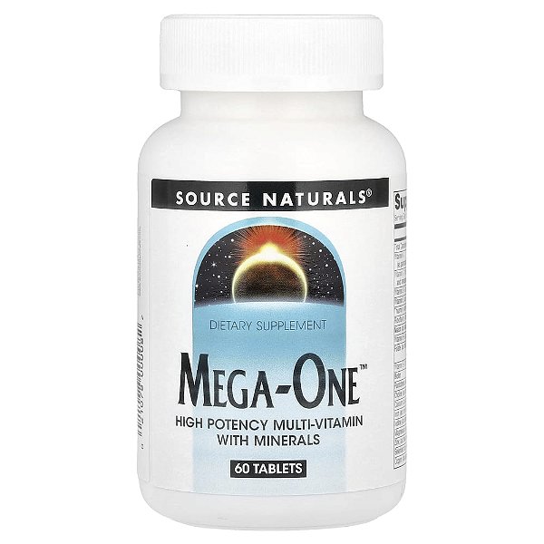 Multivitamínico Mega-One 60 Comprimidos - Source Naturals