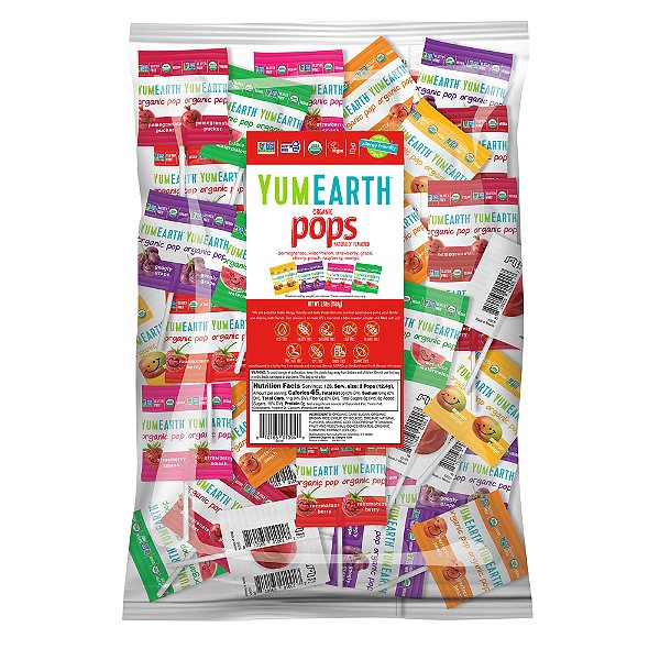 Pops Orgânicos Sortidos 1588 g - YumEarth