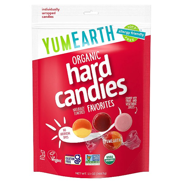 Balas Orgânicas de Frutas Organic Freshest 369 g - YumEarth