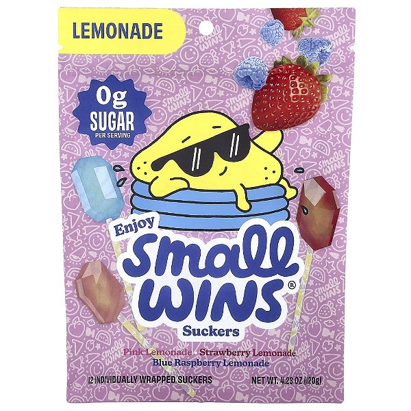 Pirulitos Limonada 12 Unidades 120 g - Enjoy Small Wins