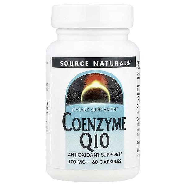 Coenzima Q10 CoQ10 100 mg 60 Cápsulas - Source Naturals
