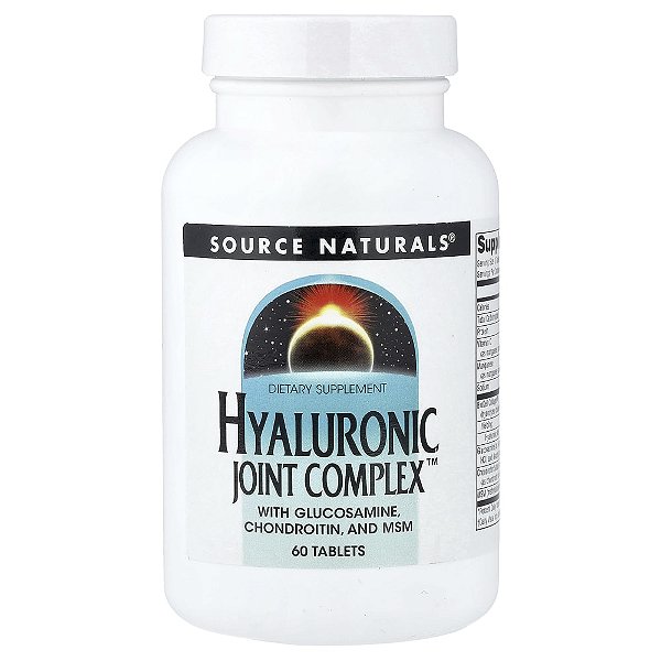 Ácido Hialurônico Complexo Articular 60 Comprimidos - Source Naturals