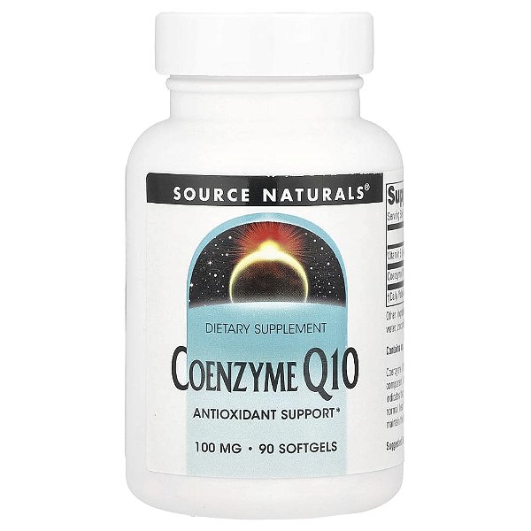 Coenzima Q10 CoQ10 100 mg 90 Softgels - Source Naturals