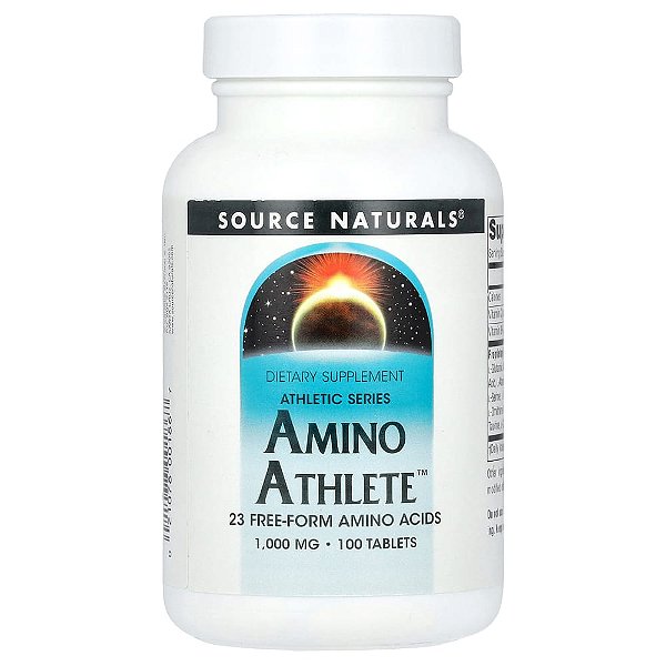 Complexo de Aminoácidos Amino Athlete 1000 mg 100 Comprimidos - Source Naturals