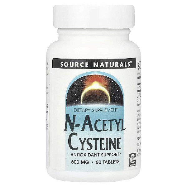 N-Acetil L-Cisteína NAC 600 mg 60 Comprimidos - Source Naturals